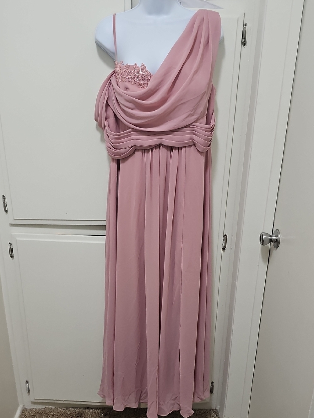 Ever Pretty Blush Pink Dress with Coral Brand Tag